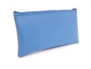 Light Blue Zipper Bank Bag, 5.5 x 10.5