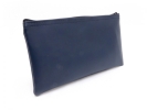 Navy Blue Zipper Bank Bag, 5.5 x 10.5