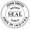 Indiana Notary Embosser