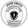 Massachusetts Notary Embosser