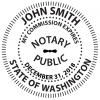 Washington Notary Embosser