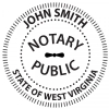 West Virginia Notary Embosser