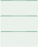 Green Safety Blank High Security 3 Per Page Laser Checks