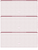 Burgundy Safety Blank High Security 3 Per Page Laser Checks