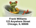 Funky Frogs Address Labels