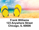 Flip Flop Fun Address Labels