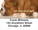Bulldogs With Marine Attitude No 2 Address Labels