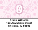 Bubbly Monogram O Address Labels