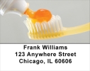 Brush Your Teeth Address Labels Checks