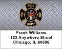 Firefighter Badges labels