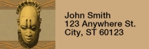 African Pride Rectangle Address Labels