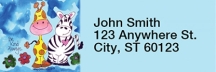 Encouraging Zoo Animals Rectangle Address Labels