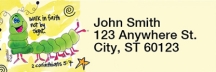 Corinthian Caterpillar Rectangle Address Labels
