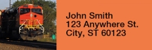 Diesel Trains Narrow Address Labels