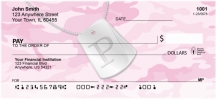 Dog Tag Monogram P Checks