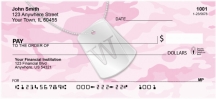 Dog Tag Monogram W Checks
