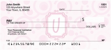 Bubbly Monogram U Checks