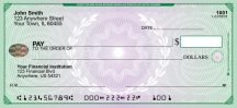 Green Purple Hologram Checks