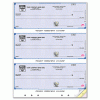 Deluxe High Security 3/Pg Laser Check w/Holes