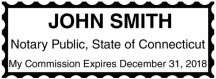 Colorado Public Notary Rectangle Stamp