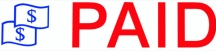 \"Paid\"" Message Stamp"
